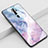 Silicone Frame Fashionable Pattern Mirror Case Cover S01 for Oppo A5 (2020) Pink