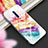 Silicone Frame Fashionable Pattern Mirror Case Cover S01 for Oppo Reno2 Pink