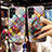 Silicone Frame Fashionable Pattern Mirror Case Cover S01 for Samsung Galaxy S22 Ultra 5G