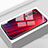 Silicone Frame Fashionable Pattern Mirror Case Cover S01 for Xiaomi Mi 10 Pro Red