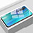 Silicone Frame Fashionable Pattern Mirror Case Cover S01 for Xiaomi Mi 10 Pro Sky Blue