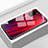 Silicone Frame Fashionable Pattern Mirror Case Cover S02 for Huawei Honor V30 Pro 5G Red