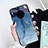Silicone Frame Fashionable Pattern Mirror Case Cover S02 for Huawei Mate 30 5G Blue