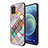 Silicone Frame Fashionable Pattern Mirror Case Cover S02 for Nothing Phone 1 Colorful