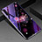 Silicone Frame Fashionable Pattern Mirror Case Cover S02 for Samsung Galaxy Note 10 5G Purple