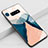 Silicone Frame Fashionable Pattern Mirror Case Cover S02 for Samsung Galaxy S10e Orange