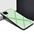 Silicone Frame Fashionable Pattern Mirror Case Cover S03 for Huawei Nova 7i Green