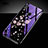 Silicone Frame Fashionable Pattern Mirror Case Cover S04 for Huawei Honor 10 Lite Purple