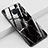 Silicone Frame Fashionable Pattern Mirror Case Cover Z02 for Huawei Mate 20 Pro Black
