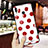 Silicone Frame Fashionable Pattern Mirror Case for Huawei Honor 8X Red