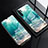 Silicone Frame Fashionable Pattern Mirror Case for Huawei P30 Pro Cyan