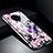 Silicone Frame Flowers Mirror Case Cover C01 for Huawei Mate 30 Pink