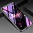 Silicone Frame Flowers Mirror Case Cover for Oppo Find X Purple