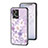 Silicone Frame Flowers Mirror Case Cover for Oppo Reno7 4G