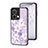 Silicone Frame Flowers Mirror Case Cover for Oppo Reno9 Pro 5G