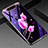 Silicone Frame Flowers Mirror Case Cover for Samsung Galaxy A80