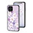 Silicone Frame Flowers Mirror Case Cover for Samsung Galaxy M53 5G
