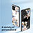 Silicone Frame Flowers Mirror Case Cover for Samsung Galaxy M53 5G