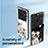 Silicone Frame Flowers Mirror Case Cover for Vivo X80 Pro 5G