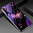 Silicone Frame Flowers Mirror Case Cover K01 for Huawei P40 Lite 5G Purple