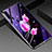 Silicone Frame Flowers Mirror Case Cover K01 for Samsung Galaxy Note 10 Plus 5G Pink