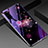 Silicone Frame Flowers Mirror Case Cover M01 for Samsung Galaxy S20 Plus 5G Purple