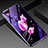 Silicone Frame Flowers Mirror Case Cover M04 for Oppo R17 Neo Pink
