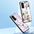 Silicone Frame Flowers Mirror Case Cover S01 for Samsung Galaxy F13 4G