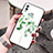 Silicone Frame Flowers Mirror Case for Huawei Honor 10 Lite Green