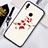 Silicone Frame Flowers Mirror Case S02 for Huawei Honor 10 Lite Red