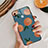 Silicone Frame Fruit Mirror Case for Huawei Honor 8X Blue
