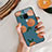 Silicone Frame Fruit Mirror Case for Huawei Mate 20 Blue