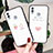 Silicone Frame Love Heart Mirror Case Cover for Huawei Honor 10 Lite