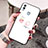 Silicone Frame Love Heart Mirror Case Cover for Huawei Honor 10 Lite