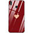 Silicone Frame Love Heart Mirror Case S04 for Huawei Honor 8X Red