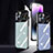 Silicone Frame Mirror Case Cover AT1 for Apple iPhone 13 Pro