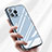 Silicone Frame Mirror Case Cover AT1 for Apple iPhone 13 Pro Max