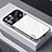 Silicone Frame Mirror Case Cover AT1 for Apple iPhone 14 Pro Max White