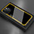 Silicone Frame Mirror Case Cover for Apple iPhone 13 Pro Max Yellow