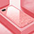 Silicone Frame Mirror Case Cover for Apple iPhone 8 Plus Rose Gold