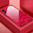 Silicone Frame Mirror Case Cover for Apple iPhone Xs Max Red