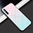 Silicone Frame Mirror Case Cover for Huawei Enjoy 10S Pink