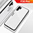 Silicone Frame Mirror Case Cover for Huawei P30 Pro New Edition White