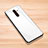Silicone Frame Mirror Case Cover for Nokia 7 Plus White