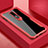 Silicone Frame Mirror Case Cover for OnePlus 6 Red