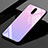Silicone Frame Mirror Case Cover for OnePlus 7 Pink