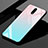 Silicone Frame Mirror Case Cover for OnePlus 7 Sky Blue