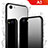 Silicone Frame Mirror Case Cover for Oppo A3 Black