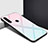 Silicone Frame Mirror Case Cover for Oppo A31 Pink