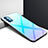 Silicone Frame Mirror Case Cover for Oppo Reno4 Pro 5G Sky Blue